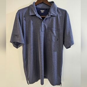 OGIO Heathered Navy Polo Shirt.  Size XL.